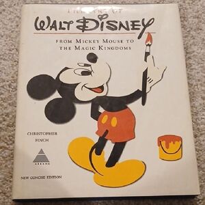 Walt Disney Coffee Table Book - Black, Red, Yellow